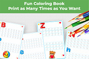 Alphabet Tracing Workbook A to Z, an Education Illustration by Mohammad Sarfaraz (Thumbnail 6 of 13)