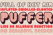 Puffer PB Family, a Sans Serif Font by Pink Broccoli (Thumbnail 1 of 4)