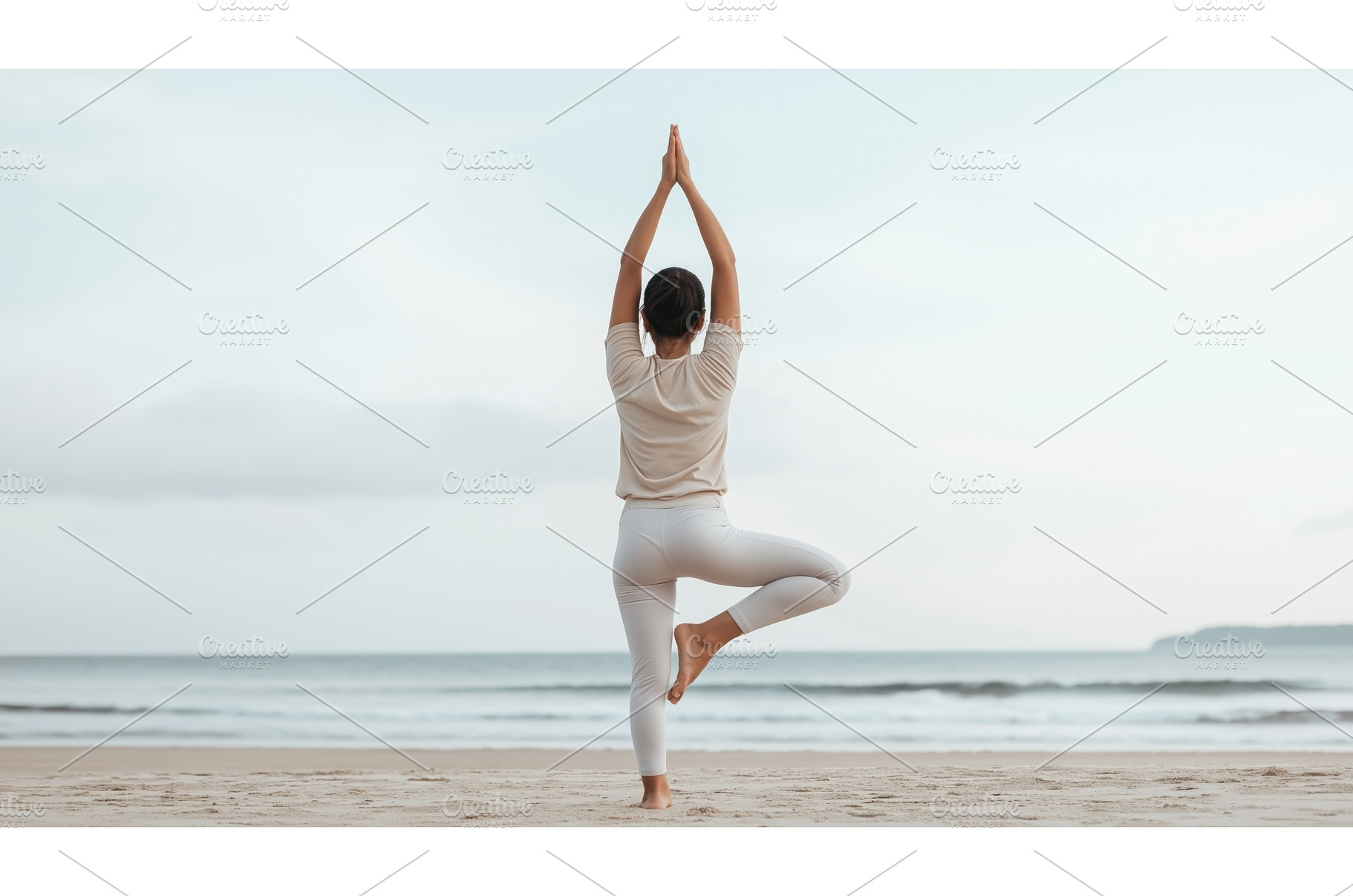 A woman practices yoga in the tree, a Nature Photo by Sergey Kotenev