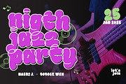 Moranky - Funky Decorative Font, a Sans Serif Font by twinstd (Thumbnail 2 of 8)