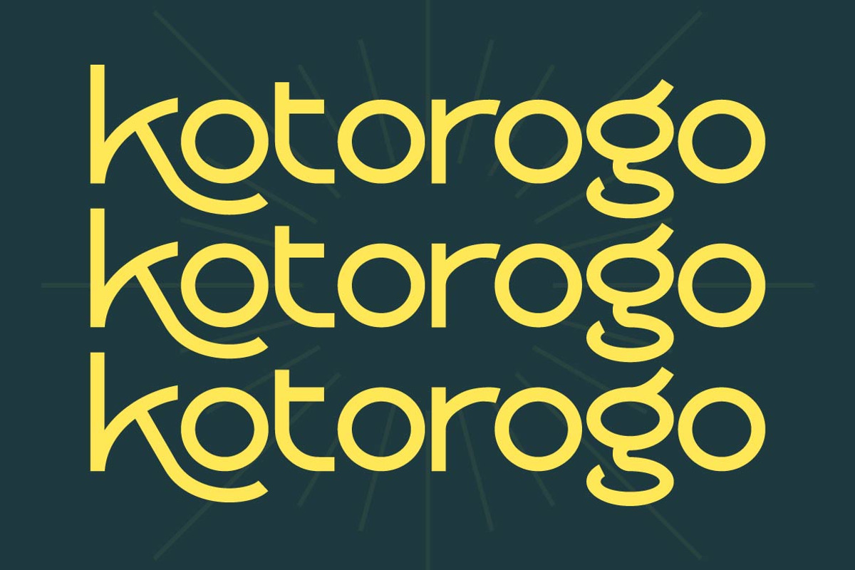Kotorogo – Art Deco Display Typeface, a Sans Serif Font by Artiveko (Photo 3 of 8)