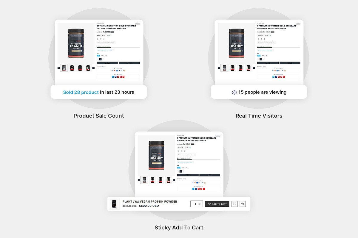Gym Body Fitness Shopify Theme, a Shopify Template by LogicGo Shopify Experts (Photo 4 of 8)