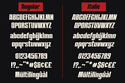 Vultem Sqor - Bold Condensed Display, a Sans Serif Font by Gumrega Studio (Thumbnail 7 of 8)