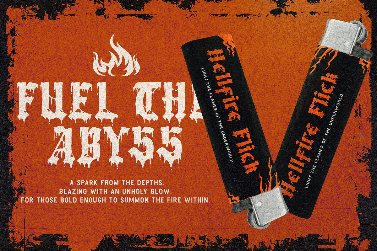Diabolic - Blackletter Display Font, a Blackletter Font by Angin Studio (Photo 17 of 20)