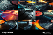 Vinyl records. Collection, an Object Illustration by Handmadefont (Thumbnail 7 of 14)