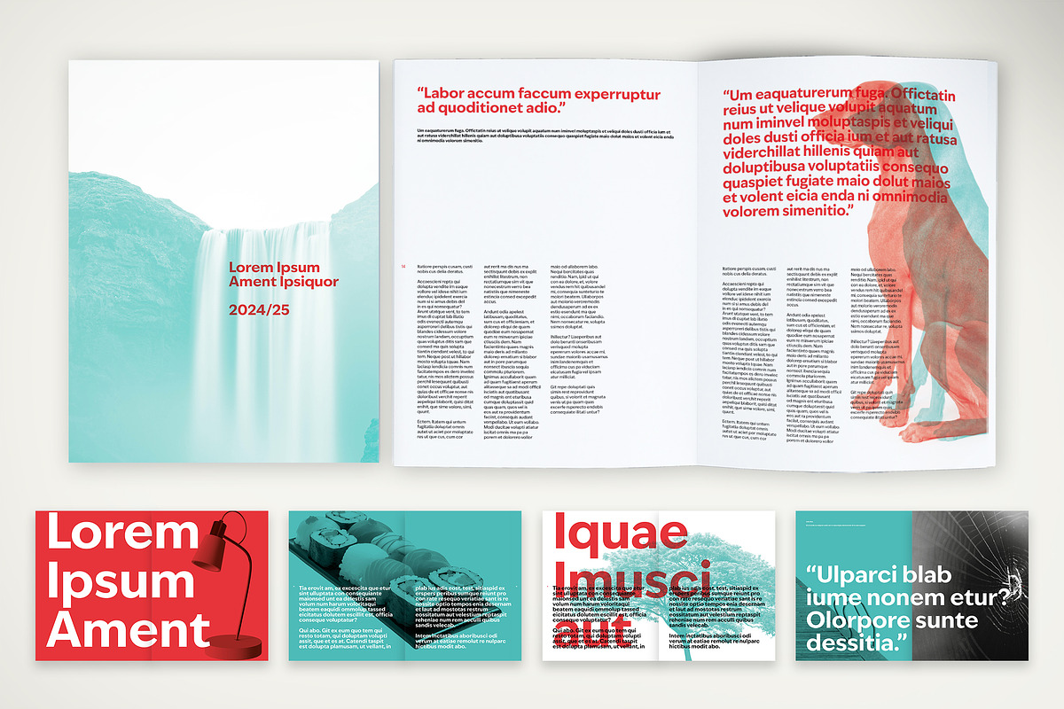 Bold and Modern Aesthetic Magazine, a Print Template by McLittle Stock (Photo 1 of 5)