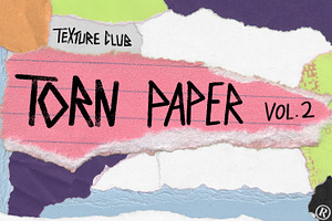 Torn Paper Scraps v2 | TextureClub