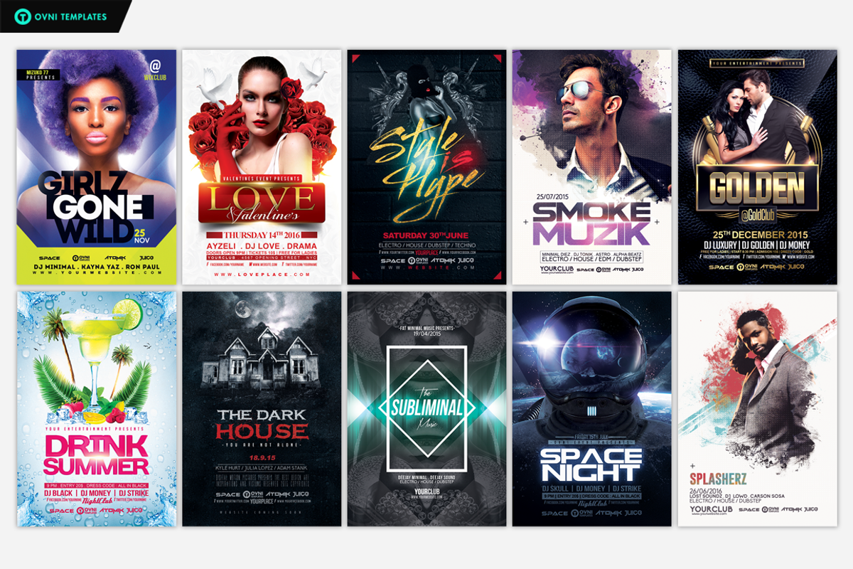 100 MASSIVE Flyer Bundle 94%OFF, a Flyer Template by OVNI-TEMPLATES (Photo 5 of 11)
