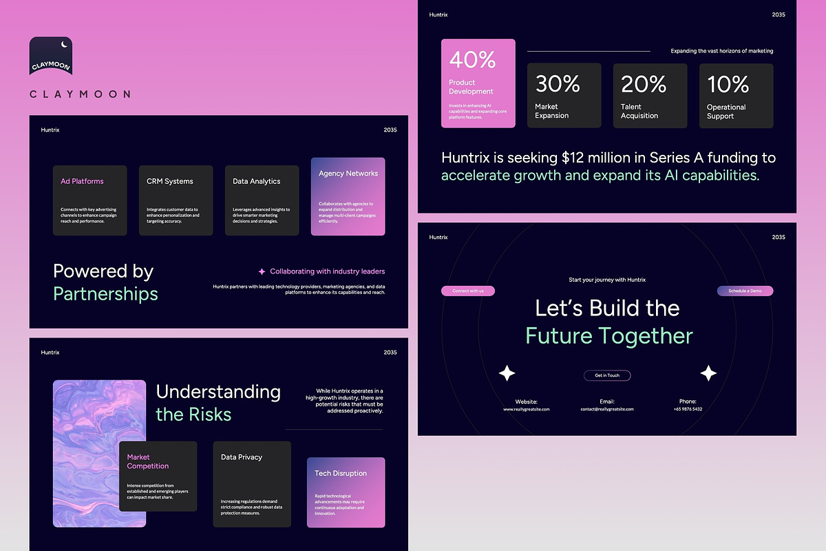 Digital Marketing Pitch Deck, a Presentation Template by Claymoon Lab (Photo 7 of 7)