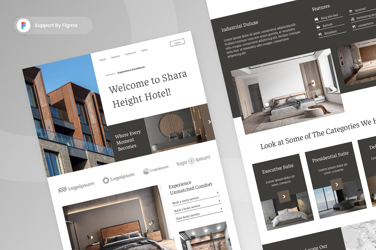 Booking Hotel - Landing Page, a Landing Page Template by Annora Studio (Photo 3 of 4)