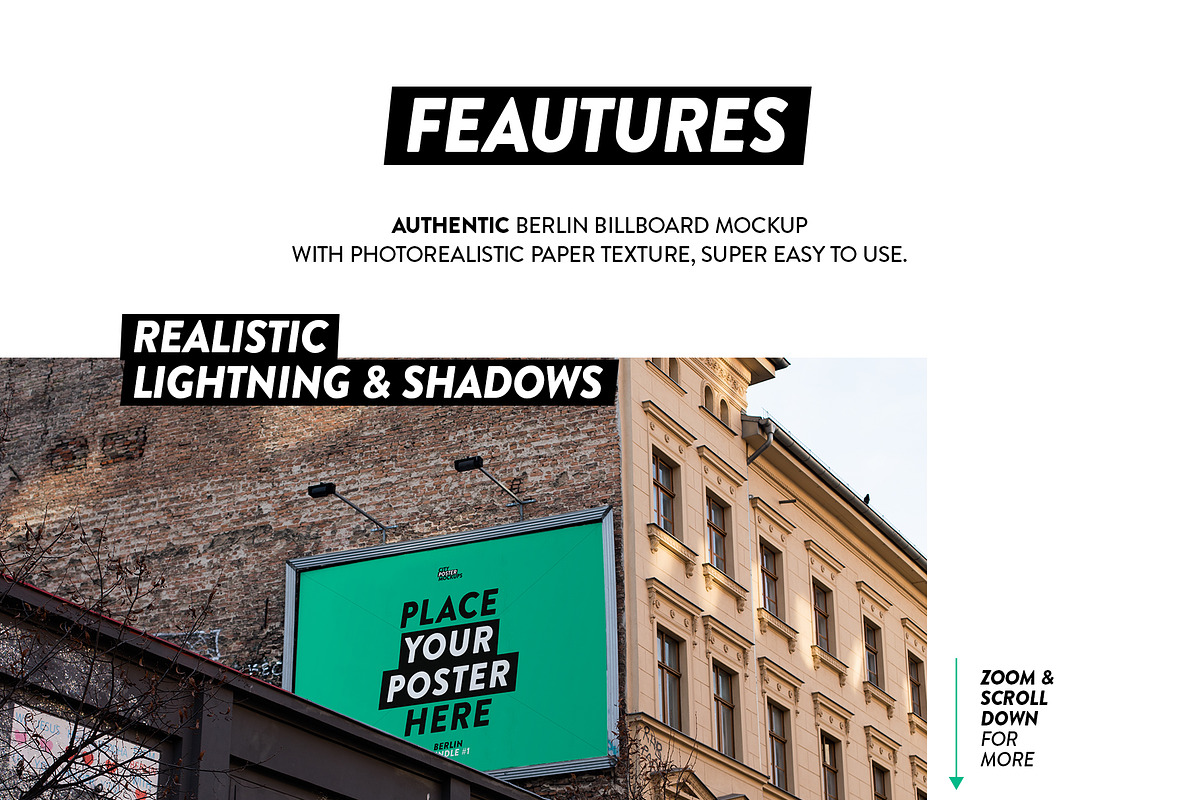Urban Billboard Mockup, a Print Template by City Poster Mockups (Photo 2 of 3)