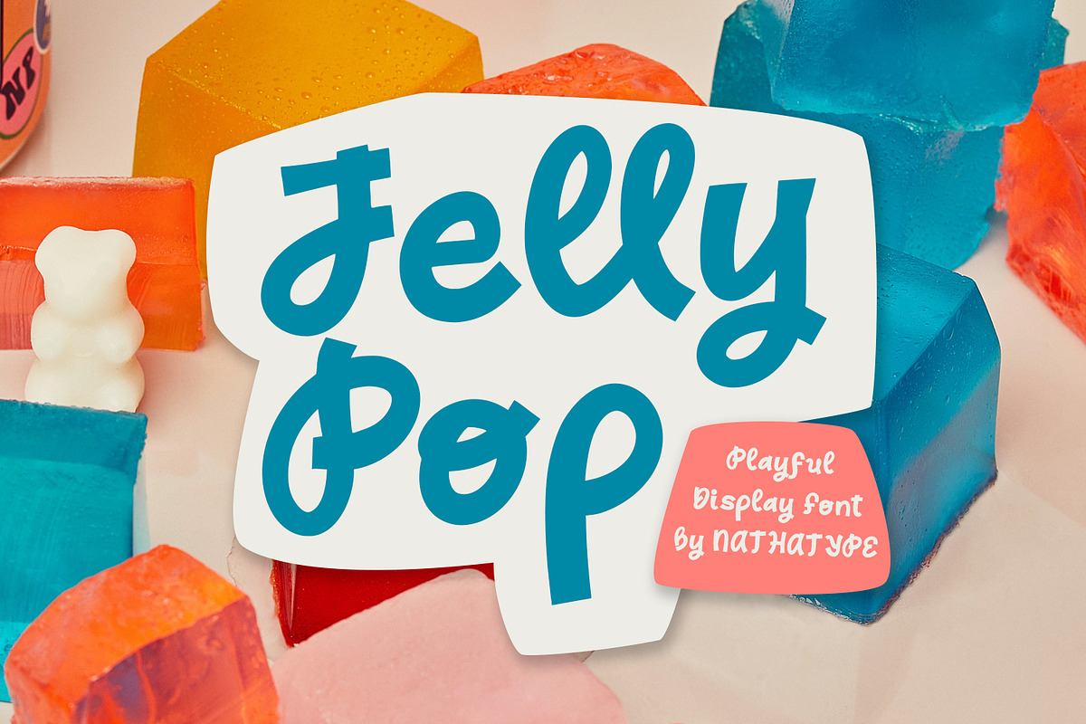 Jelly Pop, a Symbol Font by Nathatype (Photo 1 of 11)