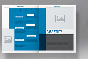 Blue Business Brochure Template