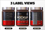 1lb Whey Protein Jar Mockup A1-Pro, a Packaging Mockup by Design Warlord (Thumbnail 6 of 16)