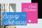 Costaria Script, a Script Font by Letter Fresh (Thumbnail 6 of 11)
