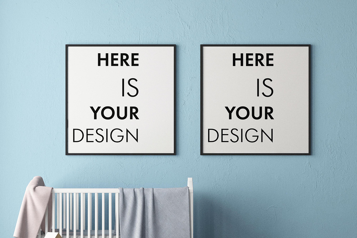 15 Mockups in the children's room, a Print Template by FilL239 (Photo 8 of 22)