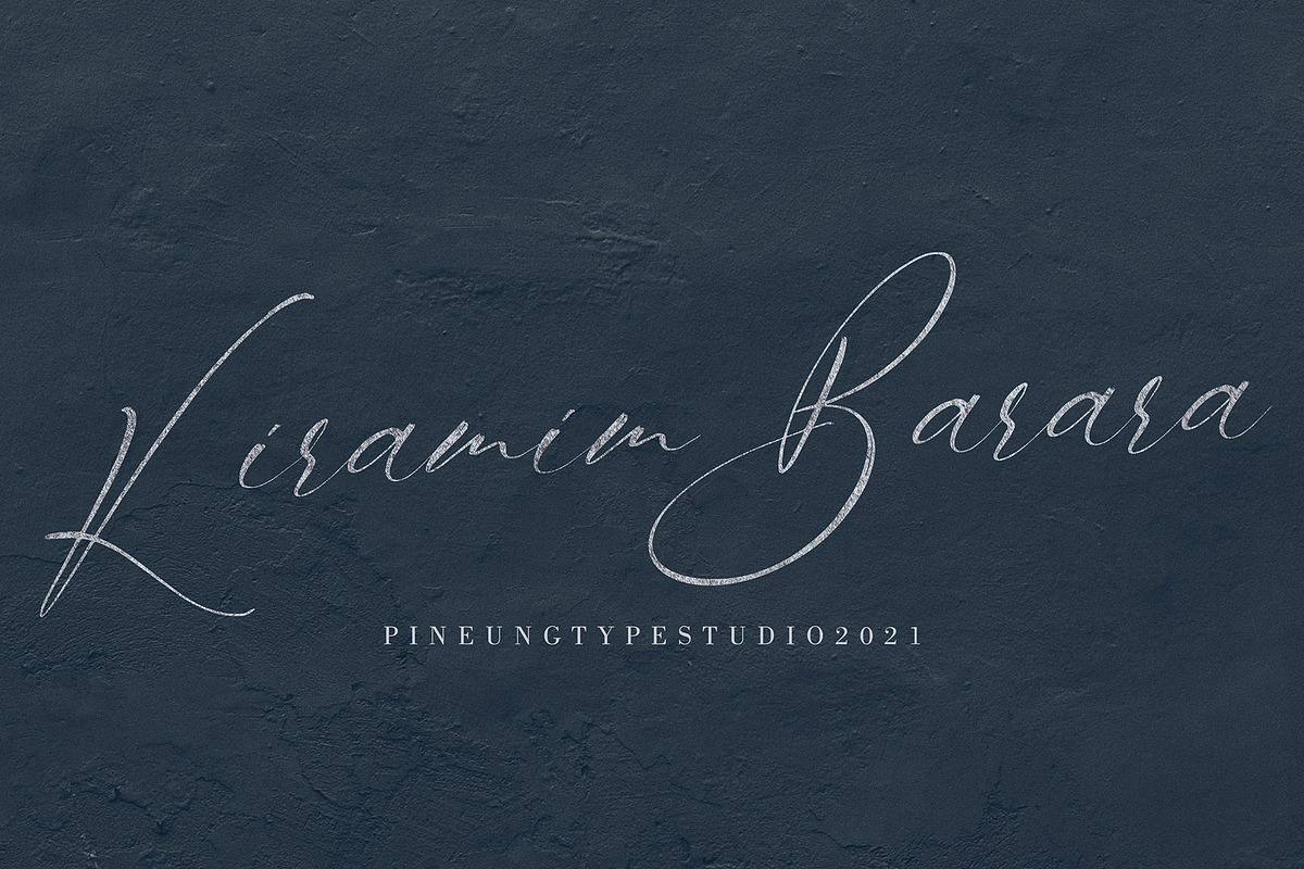 Bhesting, a Script Font by pineungtype (Photo 2 of 7)