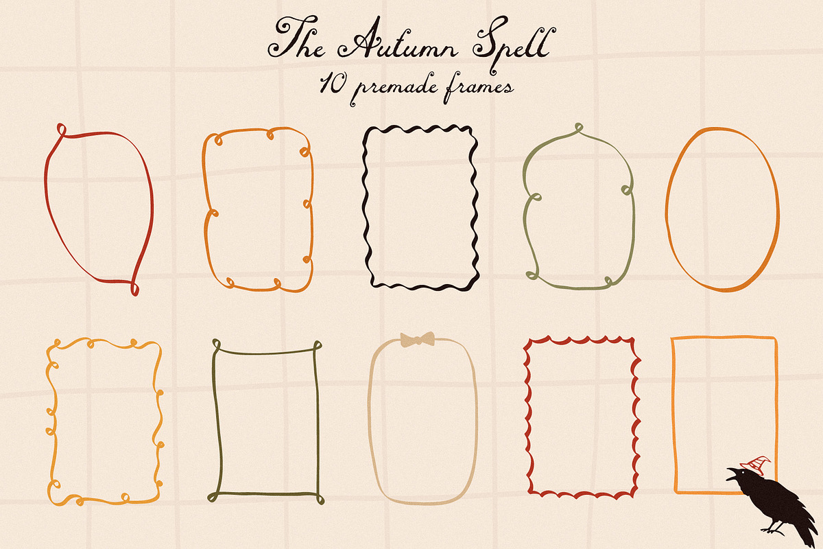 Autumn Halloween hand drawn set, a Seasonal Illustration by Madiwaso (Photo 11 of 12)