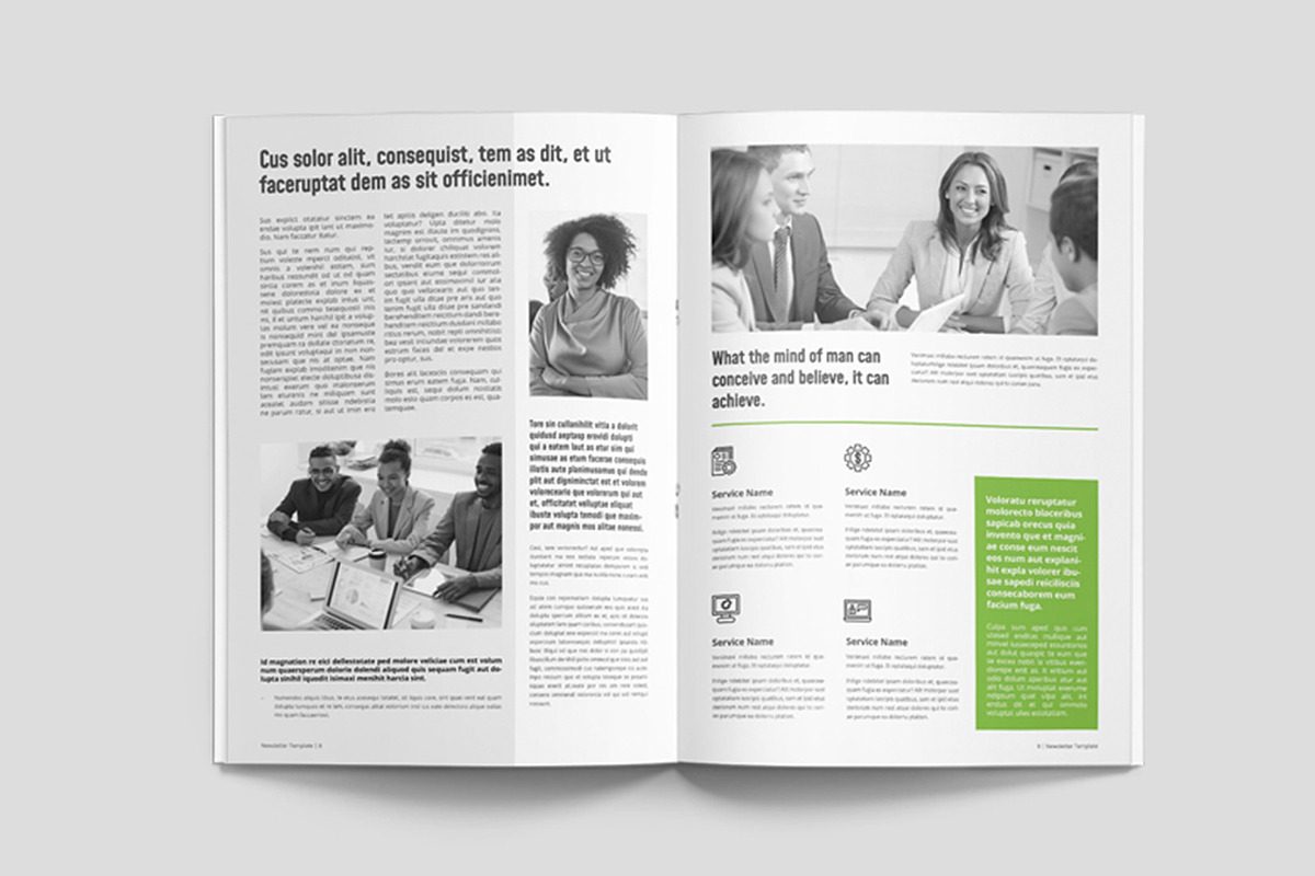Newsletter Design, a Brochure Template by astutedesign11 (Photo 5 of 6)