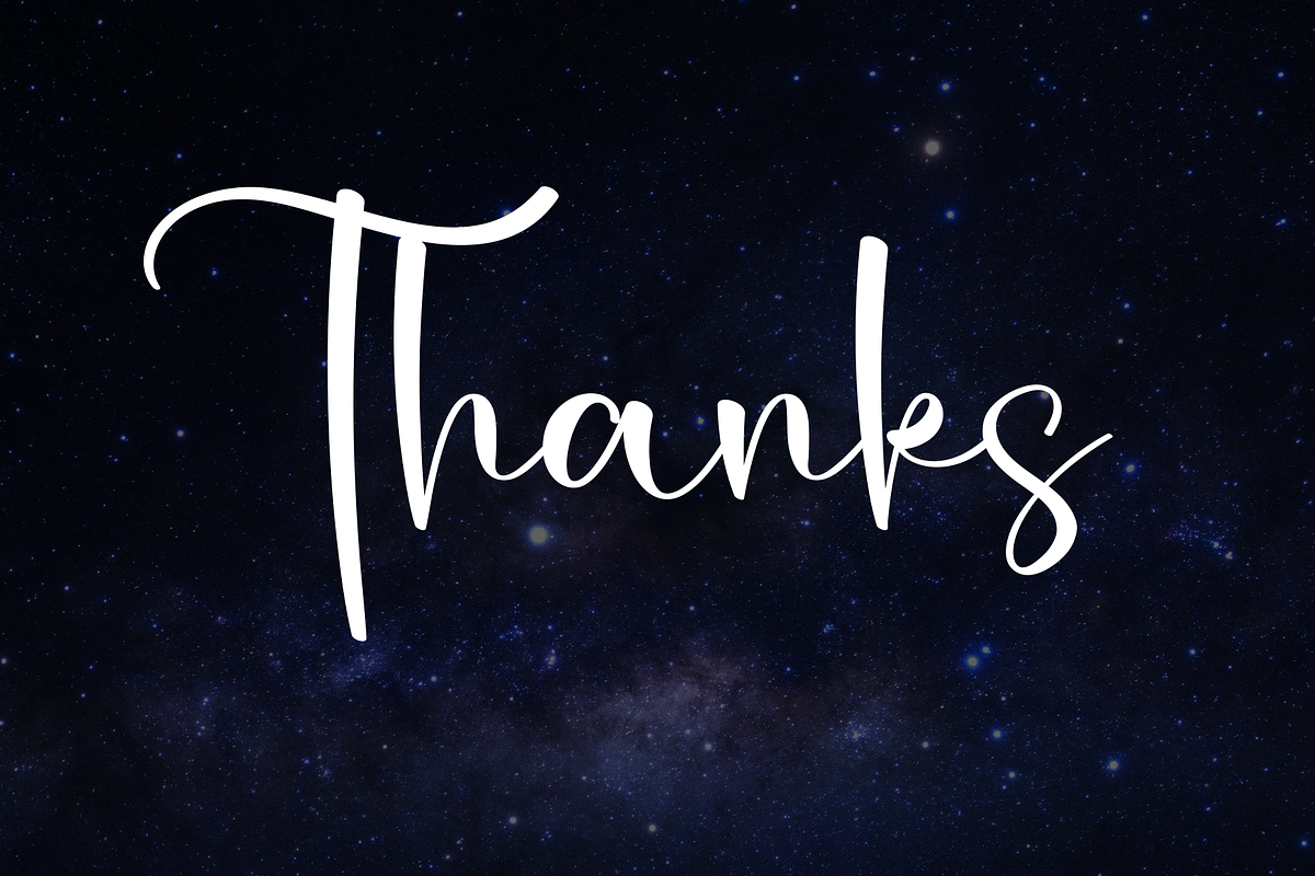 Starnight | Script Font, a Handwritten Font by Scratchones (Photo 8 of 8)