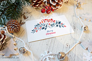 Winter Birds. Vector collection, a Decorative Illustration by Colibri Watercolor (Thumbnail 9 of 9)
