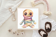 Halloween Voodoo Doll Clipart, an Illustration by CraftArtStudio (Thumbnail 6 of 6)