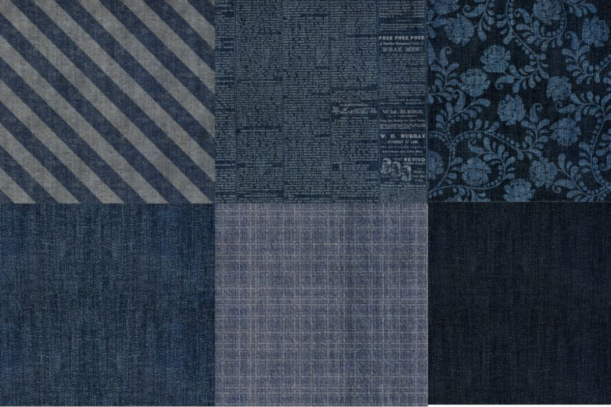 Denim & Lace Mega Digital Paper 18 preview 4