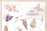 Watercolor Tropical Collection, an Illustration by Les Frolova (Thumbnail 8 of 14)