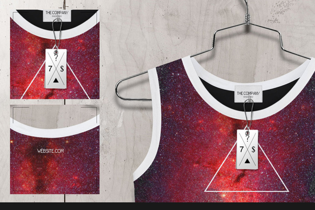 Tank Shirt On 5 Stages Mock-up, a Hoody Mockup by Mocca Mockups Store (Photo 32 of 69)