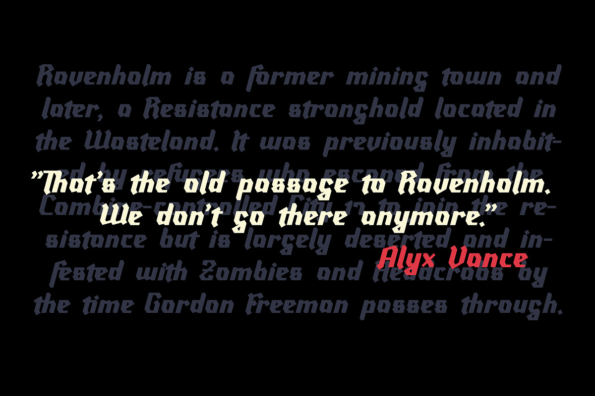 Ravenholm family preview 5