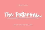 The Patteroni - Script Font, a Script Font by NTC Graphic (Thumbnail 1 of 6)