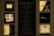 Black Gold Instagram Templates, a Social Media Template by Faytemplates (Thumbnail 6 of 10)