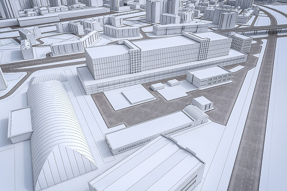 Residential and Industrial UrbanArea, an Architecture 3D Model by 3DNUTS (Photo 20 of 21)