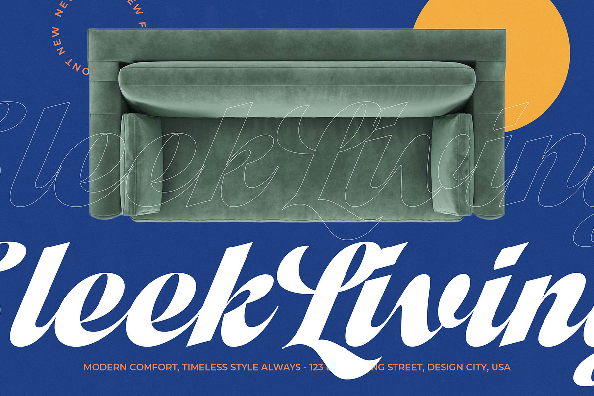 Vintage Charge Bold Retro Script, a Script Font by timelesstype.co (Photo 17 of 20)