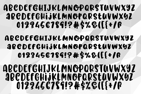 Trillian: 1 fun font, 3 heights! preview 8