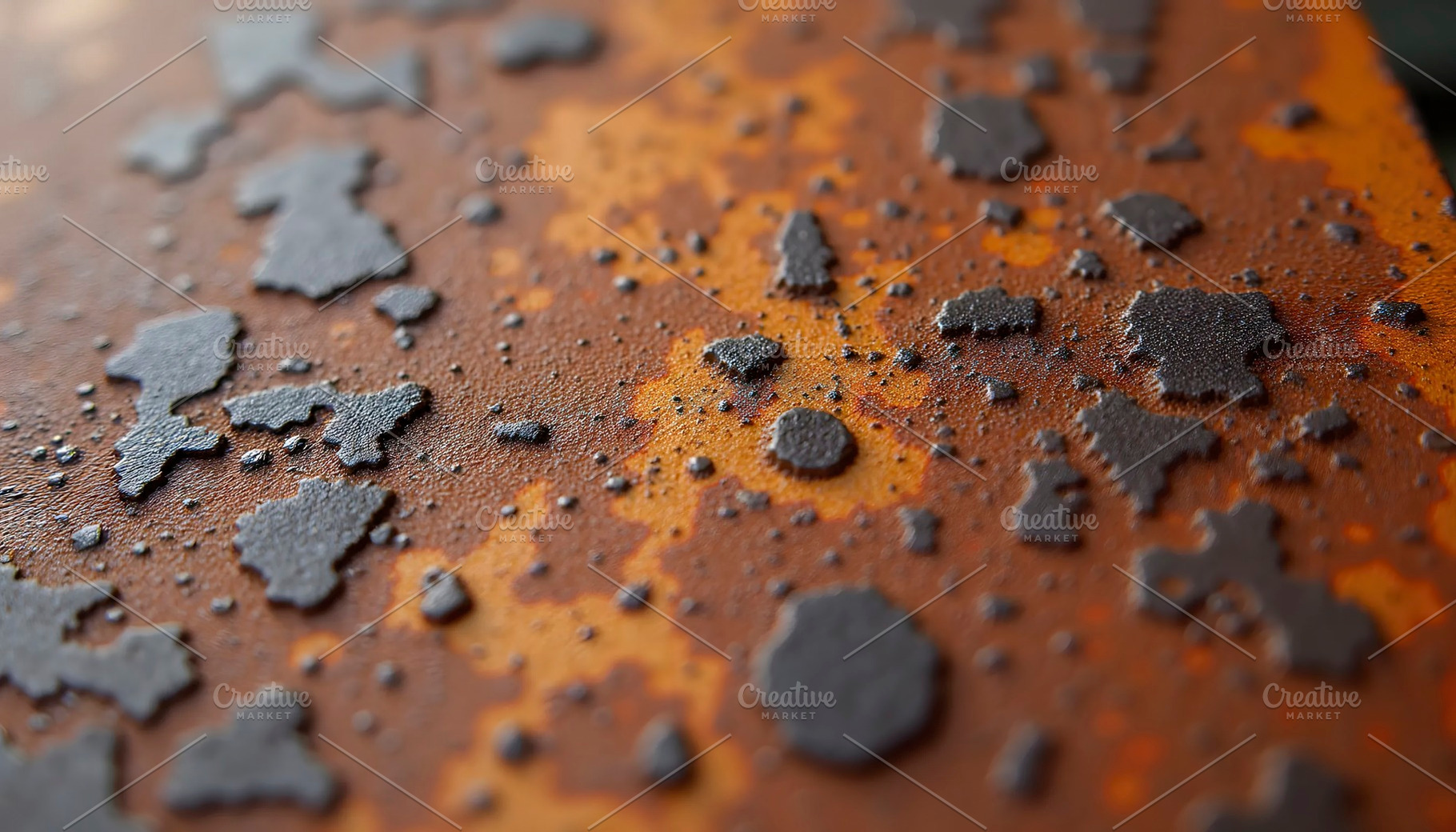 Rusted Metal Macro Background, a Photo by LOGOCREATIVE