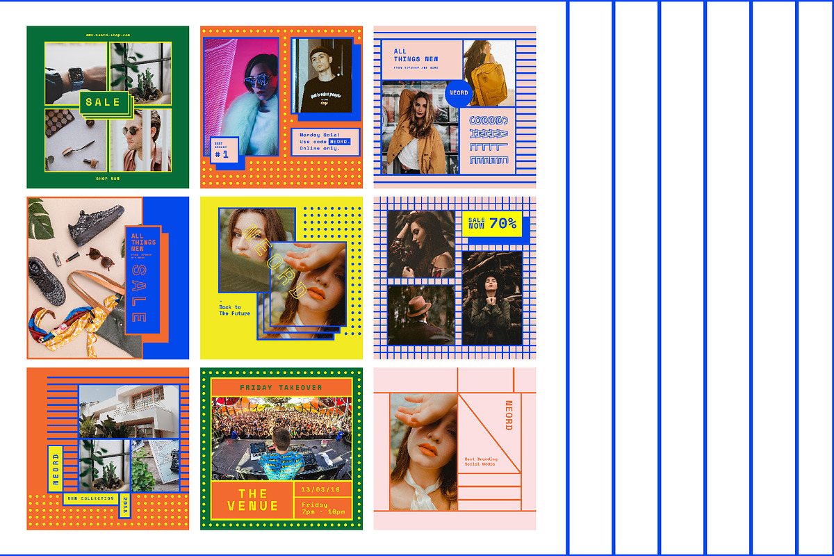 NEORD-Social Media Brand Templates, a Social Media Template by Invasi Studio (Photo 9 of 20)