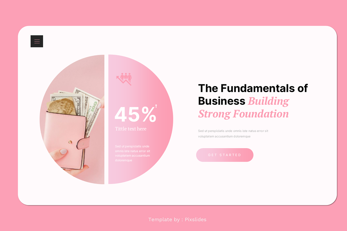 Pink Black BusinessKeynote, a Presentation Template by Pixslides (Photo 5 of 6)