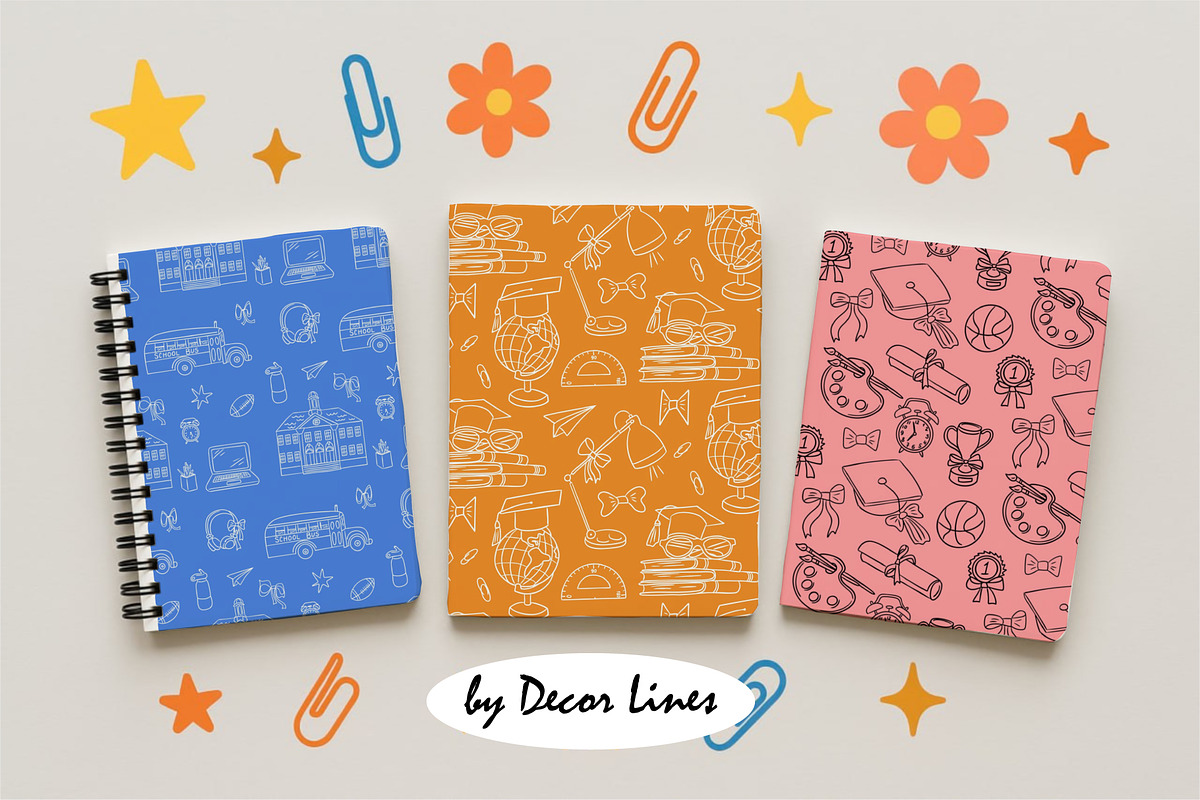 Back To School Doodles With Bows, an Education Illustration by Decor Lines (Photo 12 of 16)