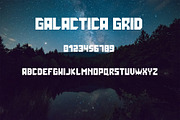 Galactica Grid Font, a Symbol Font by vladocar (Thumbnail 1 of 12)