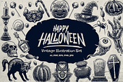 Halloween Hand-Drawn Illustration, an Object Graphic by bazzier_graphik (Thumbnail 1 of 9)