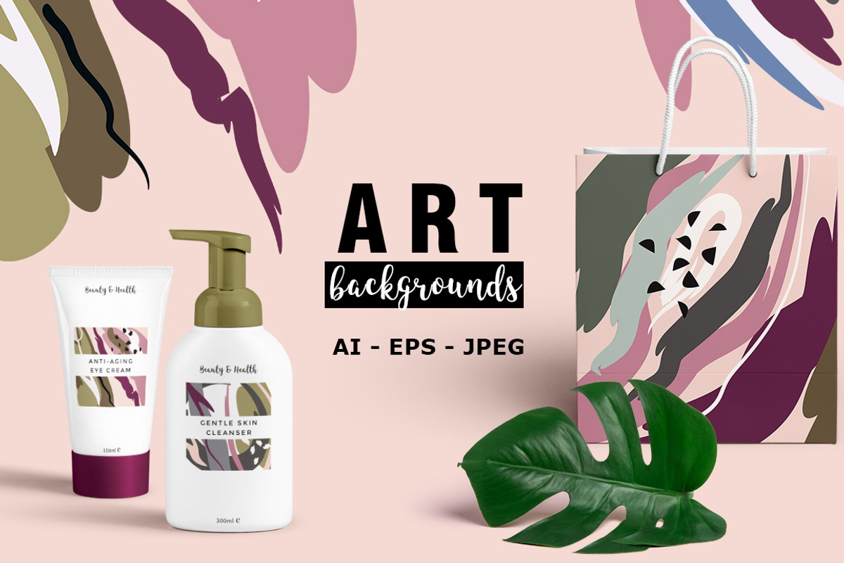 Art Backgrounds, an Illustration by ItsDianaDesign (Photo 1 of 5)