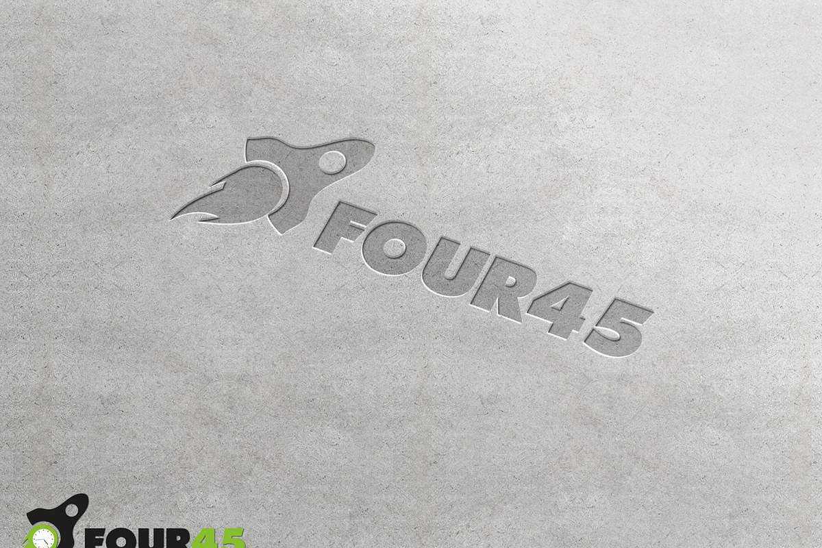 Four45 Delivery Logo, a Branding & Logo Template by Emdaduljs (Photo 1 of 5)