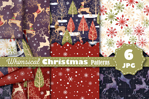 Whimsical Winter, Christmas Patterns