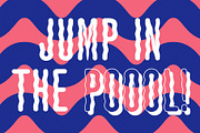 Poool | Wobbly font, a Sans Serif Font by Drawwwn (Thumbnail 5 of 10)