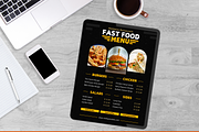 5 Fast Food Menu Templates Canva, a Templates & Theme by TemplateCastleStore (Thumbnail 5 of 9)