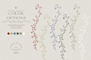 Floral Vector Clipart PNG Graphic, a Decorative Illustration by Veris Studio (Thumbnail 15 of 16)