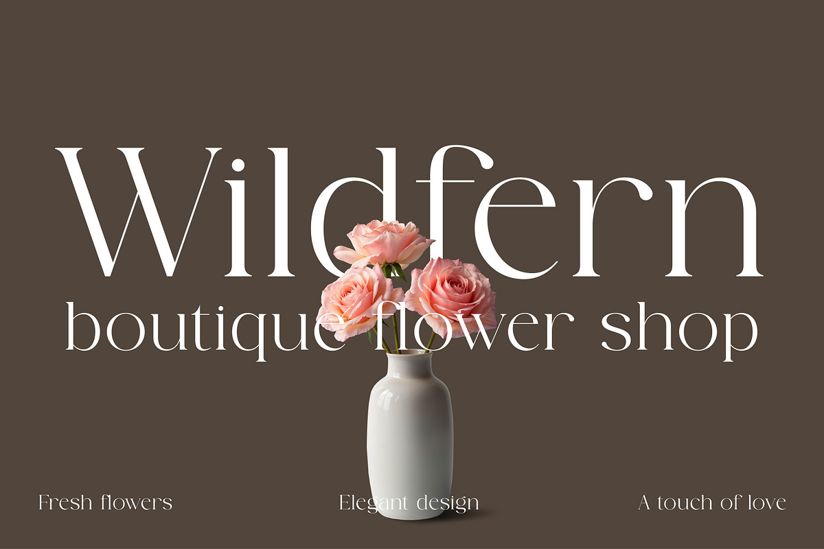 Derona | Modern And Elegant, a Serif Font by Muflieart (Photo 2 of 10)