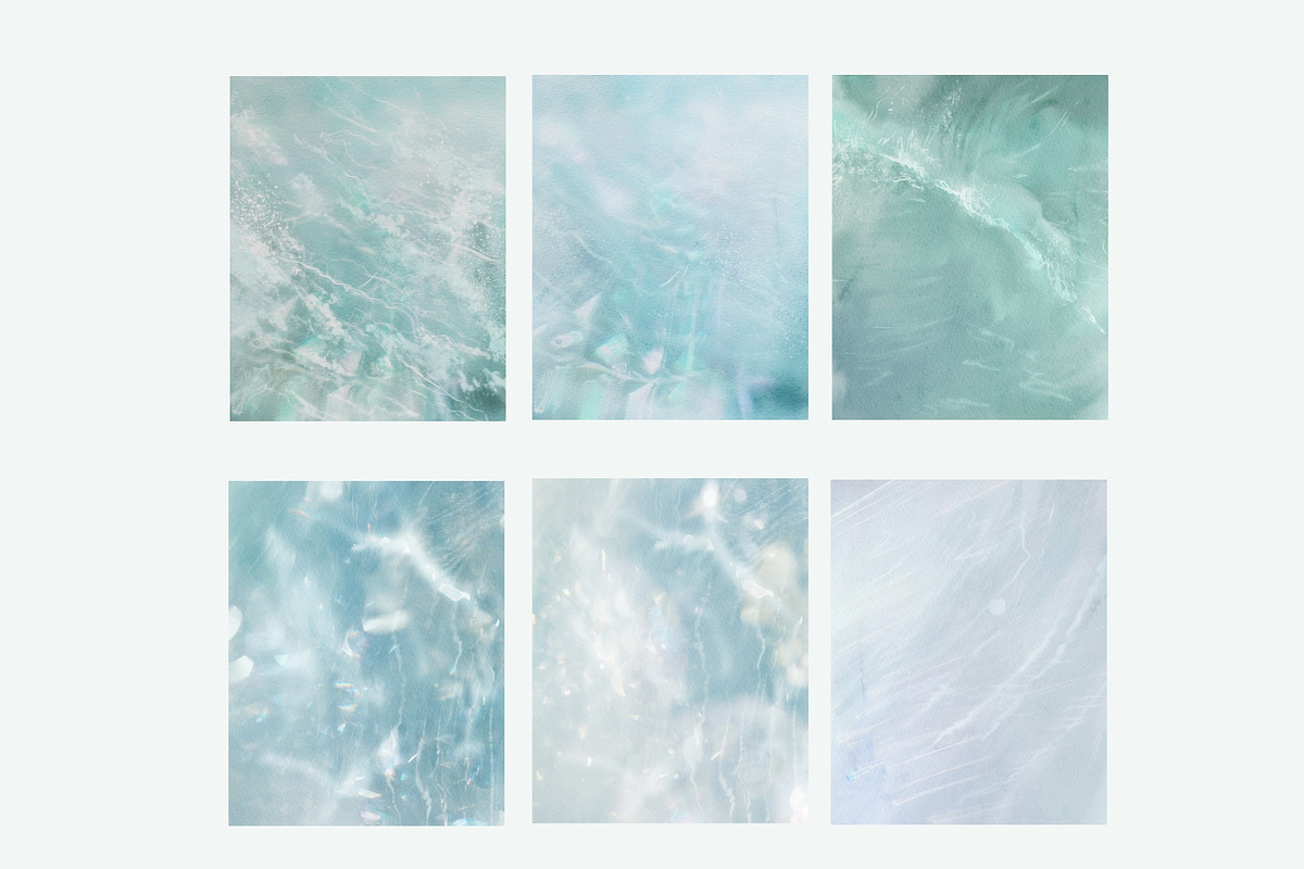 PEARL SEA - hand-painted backgrounds, a Background Graphic by Youksy (Photo 13 of 18)