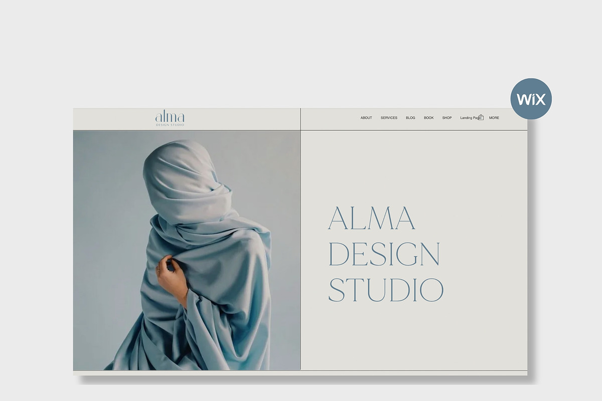 ALMA Wix Services Website Theme, a Websites & App Template by Studio Suvelle (Photo 2 of 10)